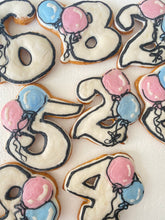 Load image into Gallery viewer, Birthday Age Cookie